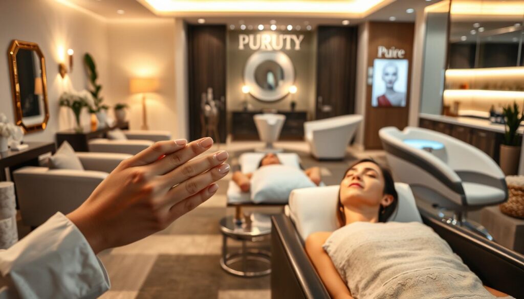 pure beauty salon and spa treatments